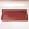 45cm Japanese Lacquerware Tray with a Haban Fabric Made In Japan J-kitchens 5-shaku (1.5-inch) Pattern,