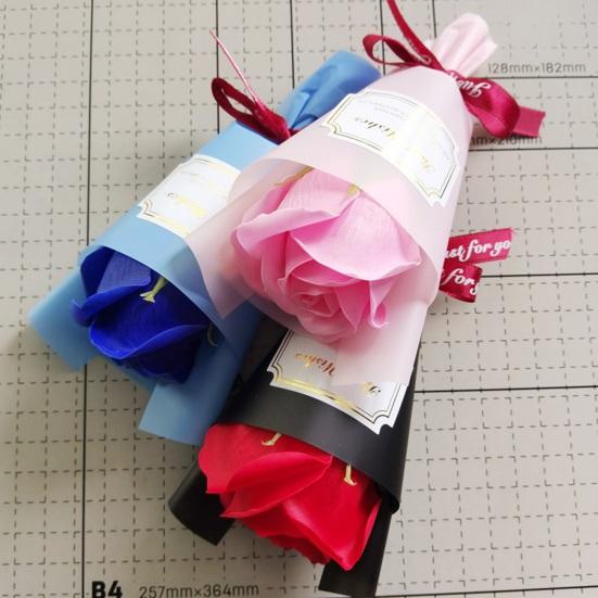 Mini Aromatherapie Seife Rosenstrauß Duftend Künstliche Konservierte Rose Blume Valentinstagsgeschenke für Frauen Freundin Mutter Ehefrau