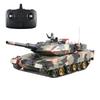 Tanque de Batalha Alemão Leopard 2A5 RC 2.4Ghz Escala 124, Controle Remoto, Disparo de BB Gun, Movimento de 320 Graus, Efeitos Sonoros e de Luz, Batalha por Infravermelho