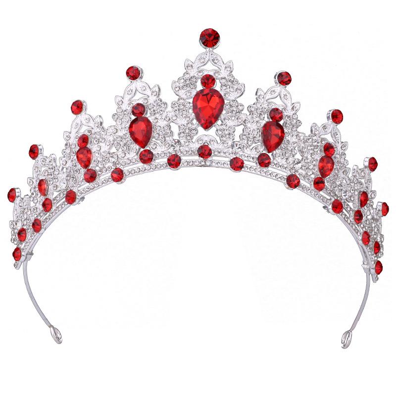 Königliche Kristall Barock Königin Krone Stirnband für Braut oder Geburtstag