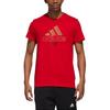 Adidas China City T M Breathable Casual Sports Short Sleeve T-Shirt Men Tops Light-Crimson GL5595