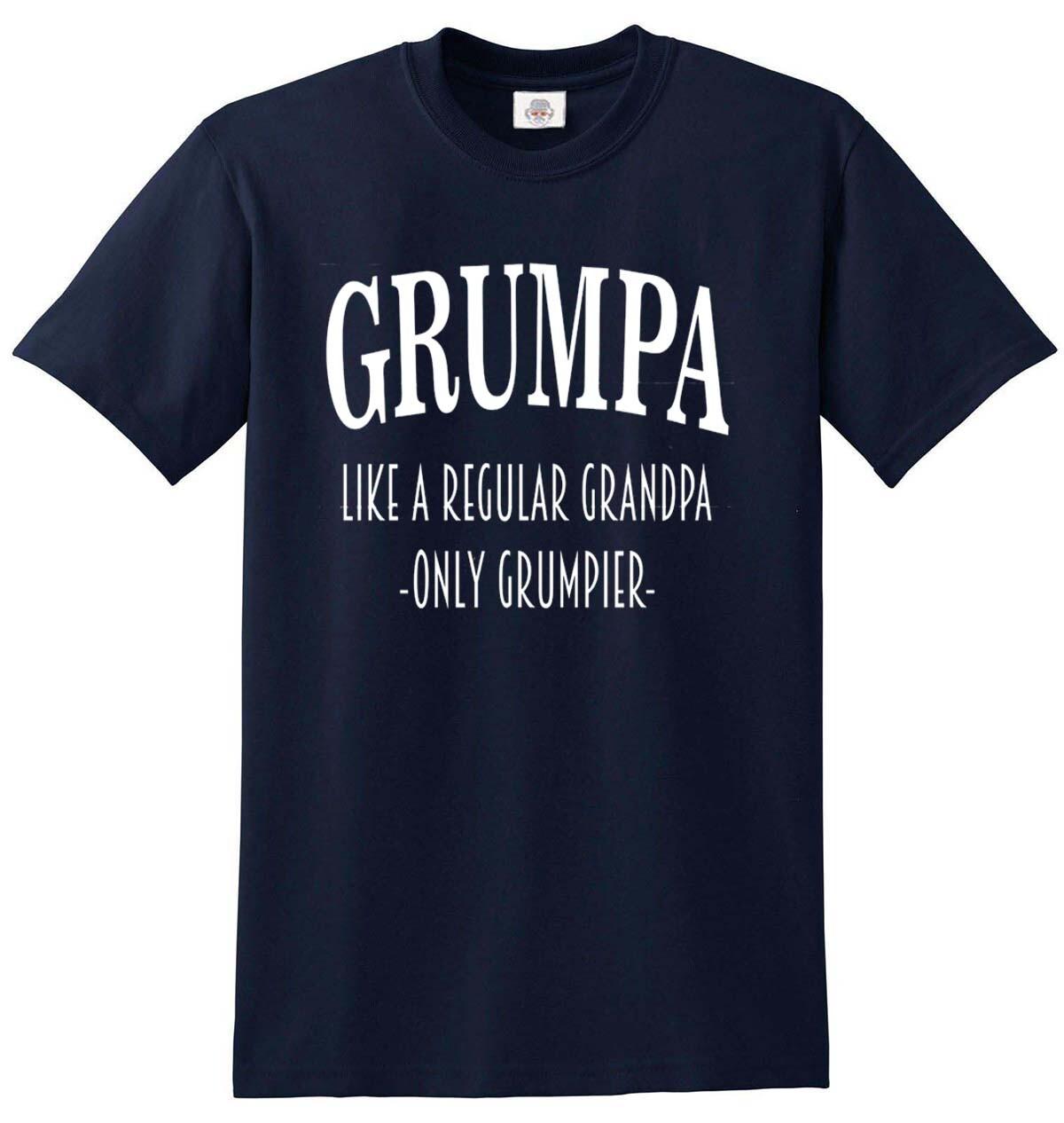 Grumpa Grandpa T Shirt Gift Grandad Funny Birthday Mens Dad Papa Tshirt Top Tee S разноцветный