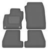 Dywaniki samochodowe welurowe grafitowe: Ford Focus MK3 hatchback, sedan, kombi (2010-2018)