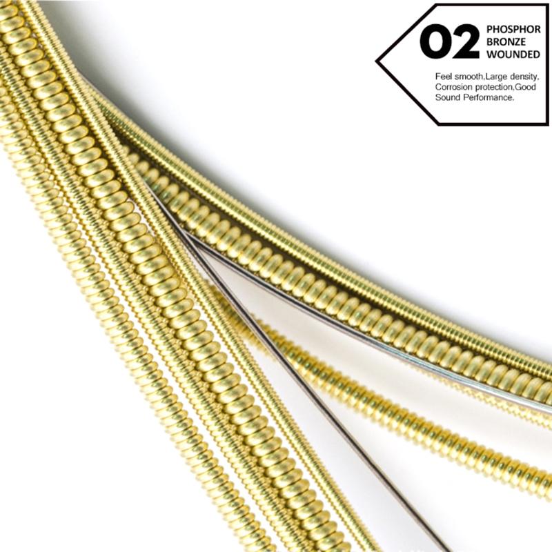 Orphee TX620 (010-047in/0.25-1.20mm) Extra Light Folk Acoustic Guitar String