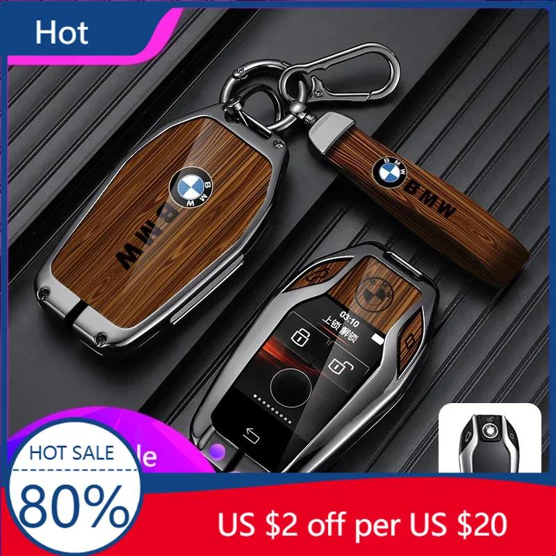 2025 Fashion Car Key Case Auto Emblem Keychain Accessories for BMW 5 7 Series G11 G12 G30 G31 G32 i8 I12 I15 G01 X3 G02 G05