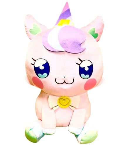 Nico Plush Toy Wonderful Puri'Cure! Super Soft Unicorn Plush Toy, Approx. 28cm, 1 Type, Official