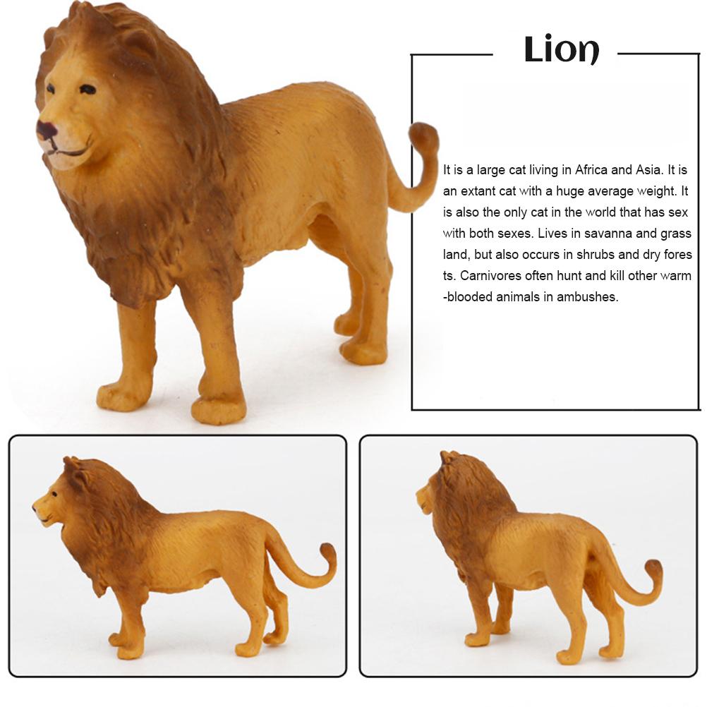 12PCS Mini Forest Animals Figures Toy Simulation Forest Animals Figurines Playset PVC Wild Animal