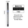 Quick-Dry Black Rollerball Pen with Needle Tip for Exams & Signatures