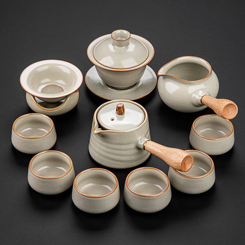 Lainuo Yellow Ru Ware Tea Set