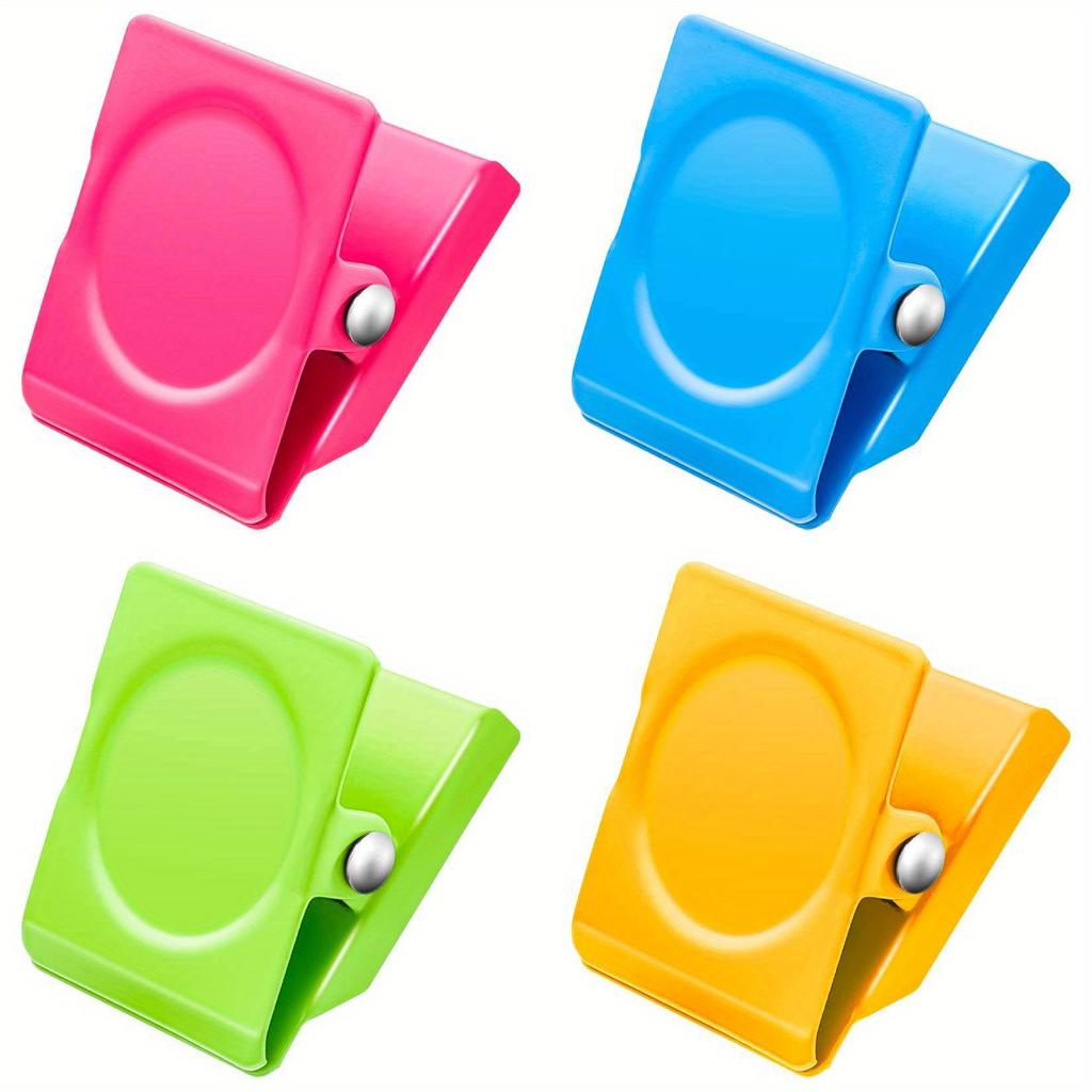 Kraftige 1/4/8 stk. Magnetiske Clips - Whiteboard Magnet Clips - Stærke Magnet Clips