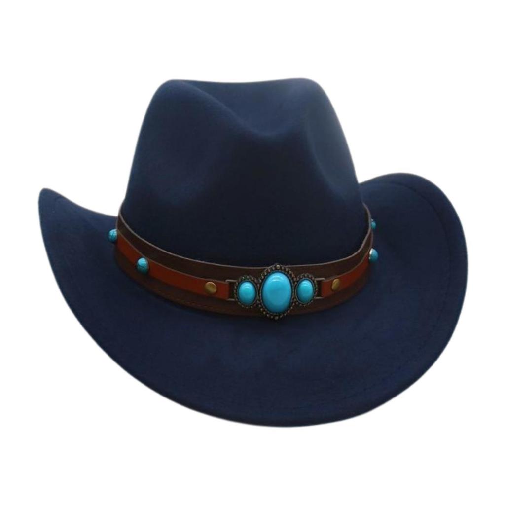 Children'S High-End Sense Of Ethnic Travel Hat, European, American And Western British Style Cowboy Hat, Men'S And Women'S Four-Season Top Hat