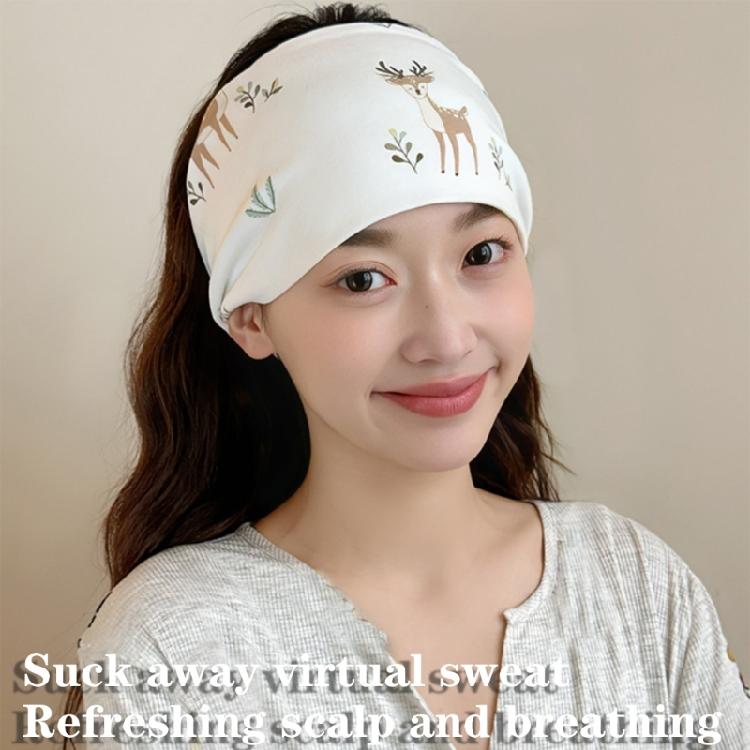 Double Layer Warm Cotton Nursing Cap For Sensitive Skin Stretchy Postpartum Head Cover Maternity Beanies For Women