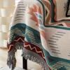 Ethnic Style Sofa Cover Dustproof Double-Sided Sofa Blanket Four Seasons Universal Pet-Friendly Living Room Decor