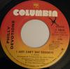 7inch Record PHILLY DEVOTIONS  I Just Cant Say Goodbye 310076 Columbia 1974 Canada SoulFunk Used