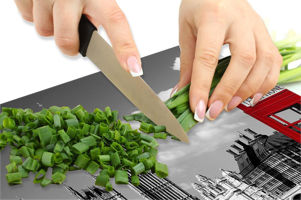 Szklana płyta ochronna na kuchenkę 60x52 Londyn