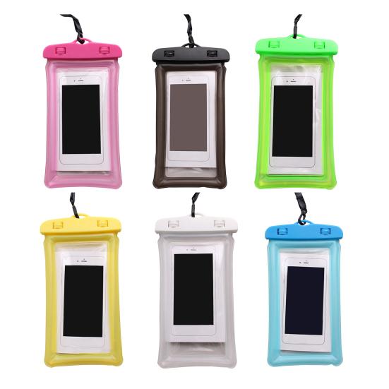 Klare Wasserdichte Trockenhülle Unterwasser-Touch-Beutel Handybildschirm Handyhülle zum Schwimmen