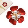 Rhinestone white bead cufflinks Crystal Flower Pearl Fashion Accessories Rhinestone Button Covers for Dress Tuxedo Blouses