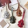 Multipurpose Elegant Dog Themed Sturdy PU Leather Keyring Fashion Accessory for Car Bags and Personalize Styles