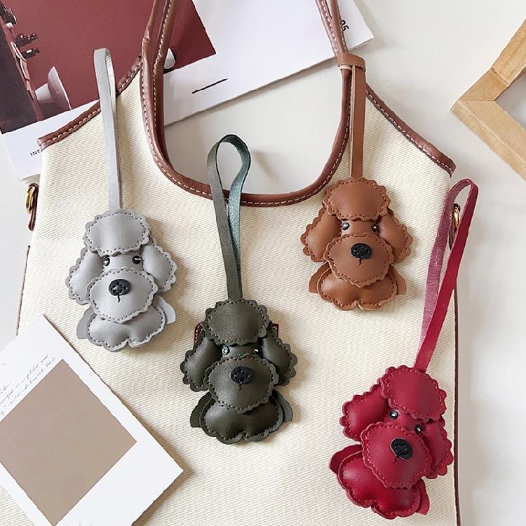 Multipurpose Elegant Dog Themed Sturdy PU Leather Keyring Fashion Accessory for Car Bags and Personalize Styles