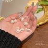 Shijia Cherry Blossom Pink Pearl Earrings, Light Luxury, Simple High-End Design, S925 Silver Posts