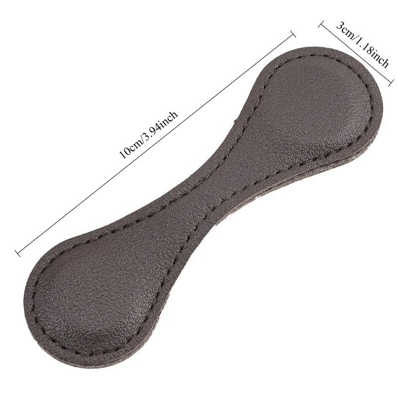 Magnetic Bookmark Full Grain Leather Asymmetric Clip Strong Magnet Paper Holder Durable Notebook Planner Accessory for Daily Use