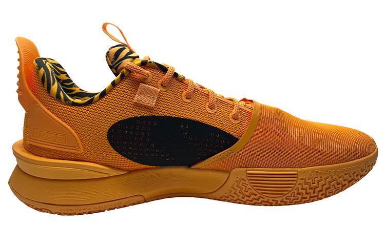 Li Ning All City 10 Basketball Shoes Men's Low Top Black/Yellow ABAS077-1