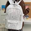Schoolbag Korean Version of Small Fresh Schoolbag Japanese Princess Versatile Cute Star Printed Backpack Junior High School Class Backpack
