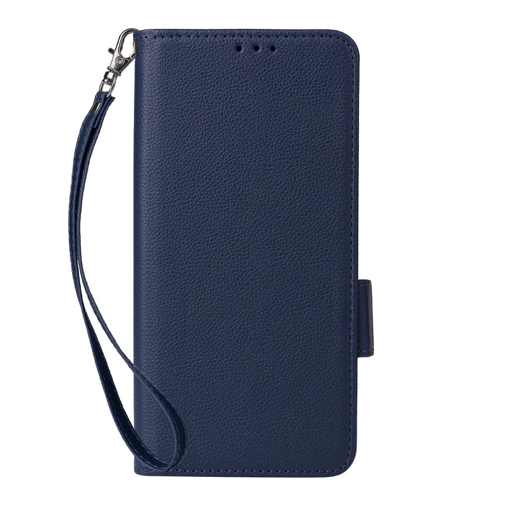 Leather Case with Wrist Strap for Honor X9c 5G/Magic7 Lite 5G/X60 Pro 5G Litchi Texture Wallet Phone Cover