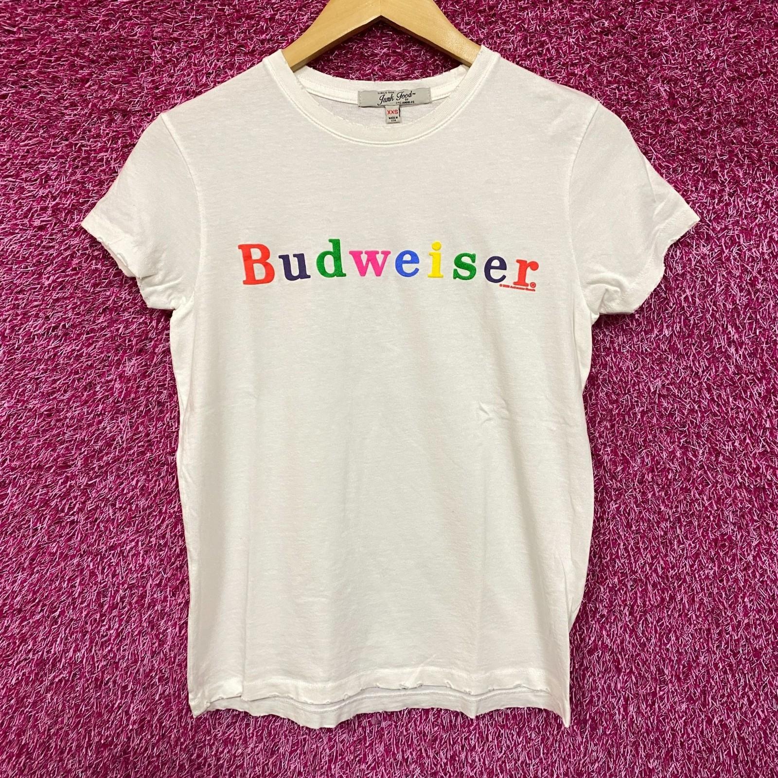 

Budweiser Logo Graphic Design T-Shirt XXS XXL