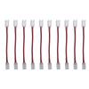 10pcs 8mm/10mm Strip Light Connector 2Pin Jumper Connector Durable Extension Connector  For Office