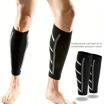 1 Paar Kompressions-Wadensleeves - UV-Schutz, Atmungsaktiv für Basketball, Fußball, Laufen & Radfahren