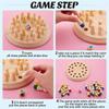 Wooden Memory Chess Board Game, Educational Toy For Kids Focus Training, Kids Matchstick Chess Color Cognitive Ability Toy