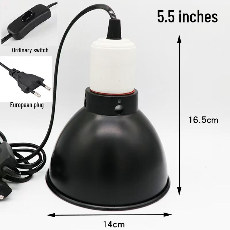 Turtle Basking Reptile Lamp: Adjustable Heat-Resistant Sun Lamp Cover with Focused Light and Heat Control