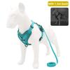 No Pull Dog Harness Pet Harness Leash Set Reflective Mesh Puppy Chest Strap for Small Medium Dogs Cats Adjustable Mesh Vest French Bulldog Chihuahua