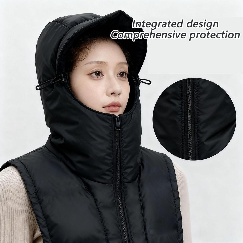 Winter Cycling Hat Comfortable Headwear With Face Covering Cold Weather Winter Headwear For Skiing Snowboarding Sledding Hiking