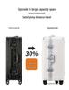 28-inch Women's Multifunctional Travel Suitcase with Charging Port and Large Capacity