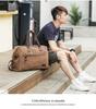 Retro Men's Canvas Shoulder Messenger Bag with Zipper
