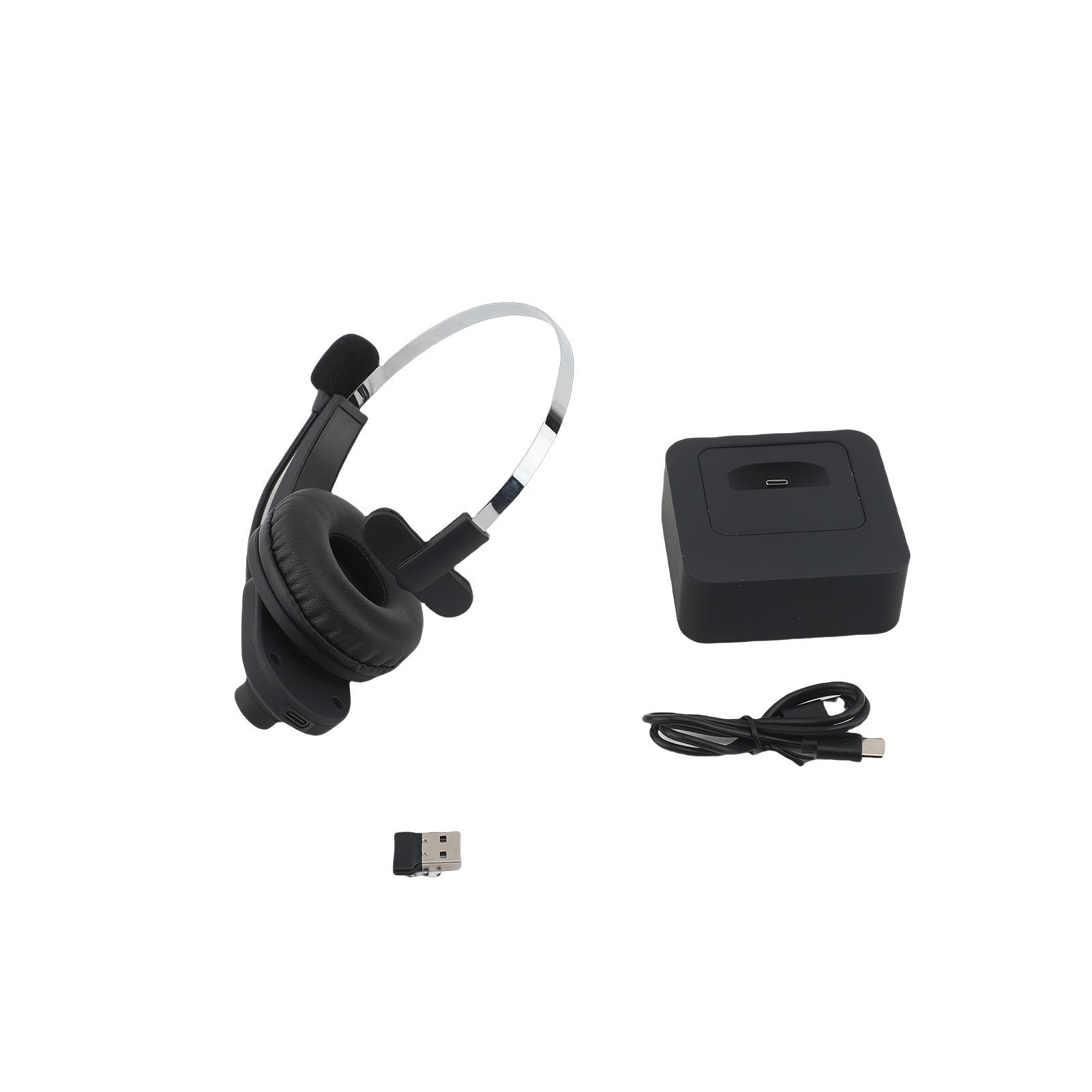 2.4G Trucker   V6.0 Headset Enkelzijdig Draadloze Headset met Ruisonderdrukkende Microfoon voor PC Computer Mobiele Telefoons Werk
