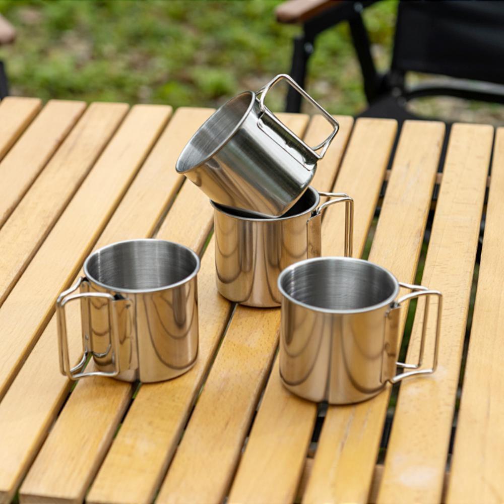 Mug Coffee Mugs Travel Cookware Drinking Water Cup Camping Cup Picnic Utensils Outdoor Tableware