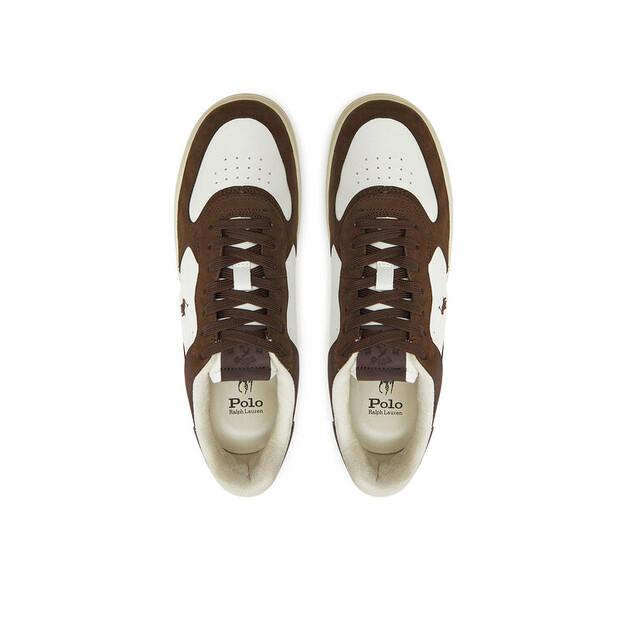 Мужские кроссовки Polo Ralph Lauren Masters court 809955690003 коричневые