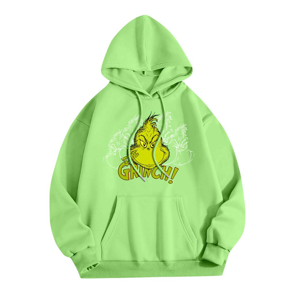 Women's Fashion Women's Lightweight Long Sleeve Pullover With Pockets Preppy Graphic Hoodie