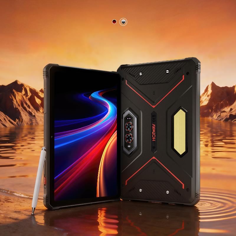 HOTWAV R9 Ultra 5G Robustes Tablet, Android 15, 20080mAh Akku, 24(8+16GB )+ 512 GB, 64 MP Kamera, IP68/IP69K, Campinglicht, Dual-SIM-Karten, Face ID, OTG