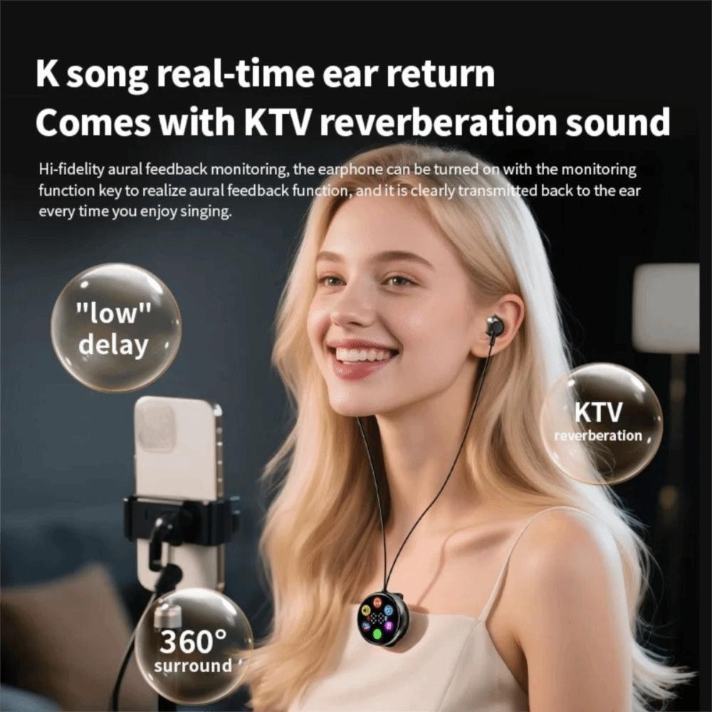 LED Display Bluetooth Earphones LED Color Screen Wireless Earphones Professional