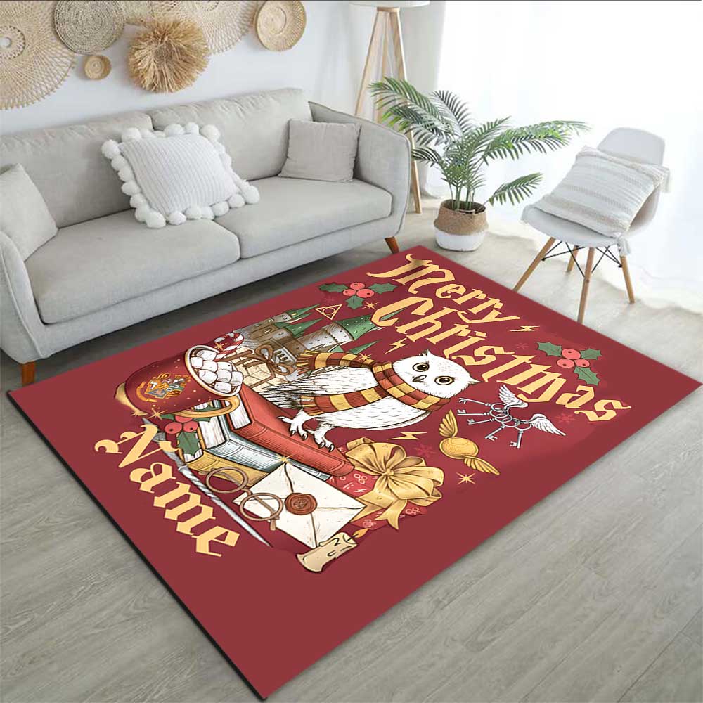 Warner Bros. Works Customize your name rug, office chair cushion, home bedroom living room gift.