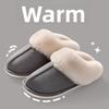 Cotton Slippers for Indoor, Home, and Outdoor Wear. Plush Warm, Thick Soled, Non Slip Cotton Shoes for Men, Floor Slippers