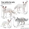 Wild Jungle Animal Models: Mini Pig, Deer, Fox, Squirrel, Elk & Raccoon Toys