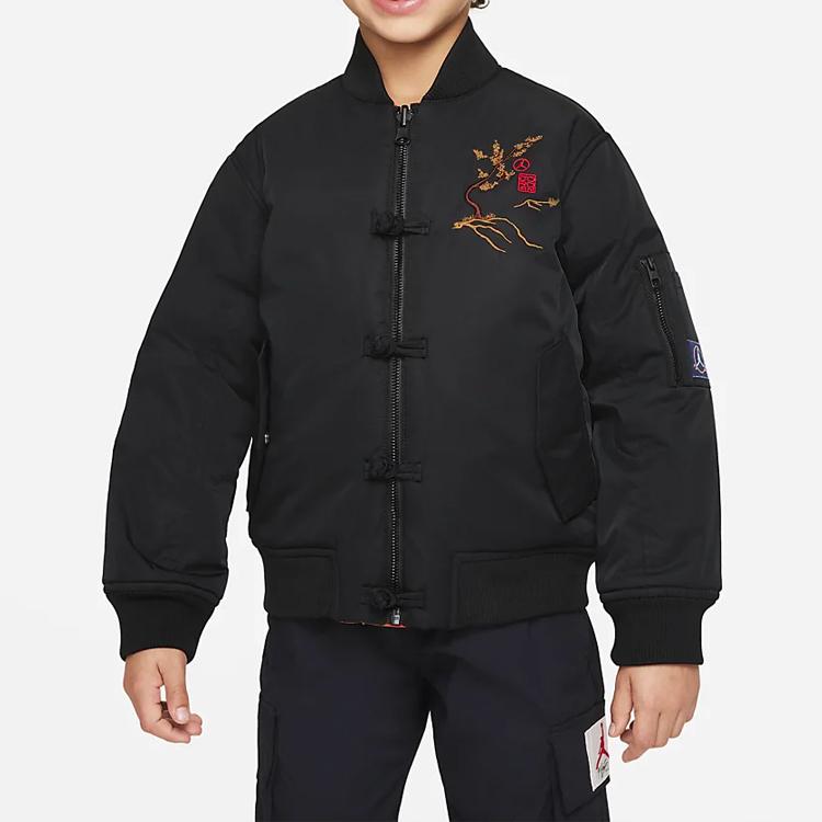 Jordan Comfortable Versatile Fashion Jacket Kids Jackets Black DX0099-010