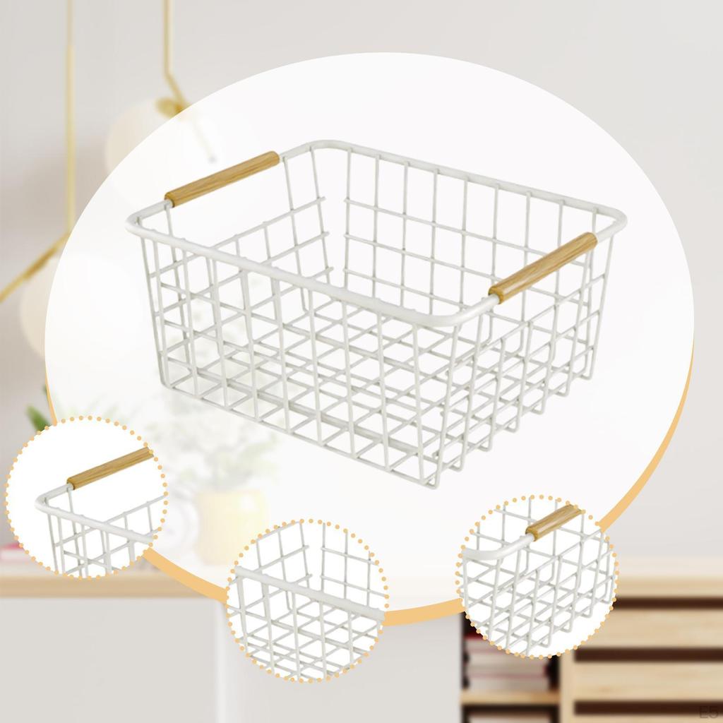 Cesto de Armazenamento de Bancada Lixeira Portátil Conveniente Organizador de Guarda-Roupa Miudezas com