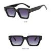 Rice Nail Square Frame Sunglasses Irregular UV400 Sun Glasses Multicolor Lenses Eyewear  Men