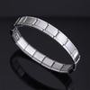 Edelstahl Armband Anhänger Klassische Italienische Kettenglieder für Männer Frauen Armband Bangle Schmuck Geschenke Pulseras De Mujer